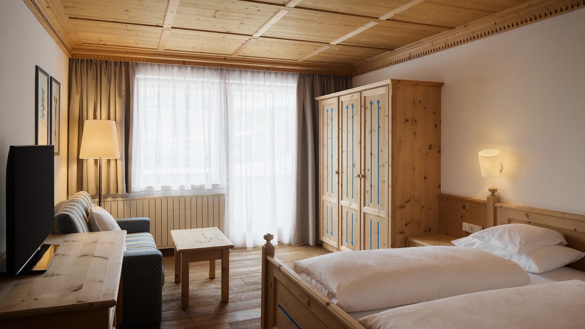 Doppelzimmer Interski mit "Col Alto Blick" - Bild 1